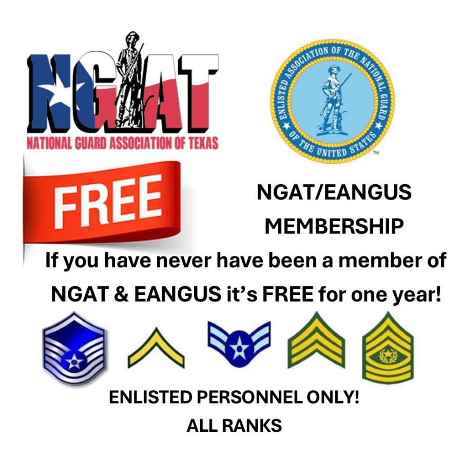 Complimentary NGAT/EANGUS Annual Membership